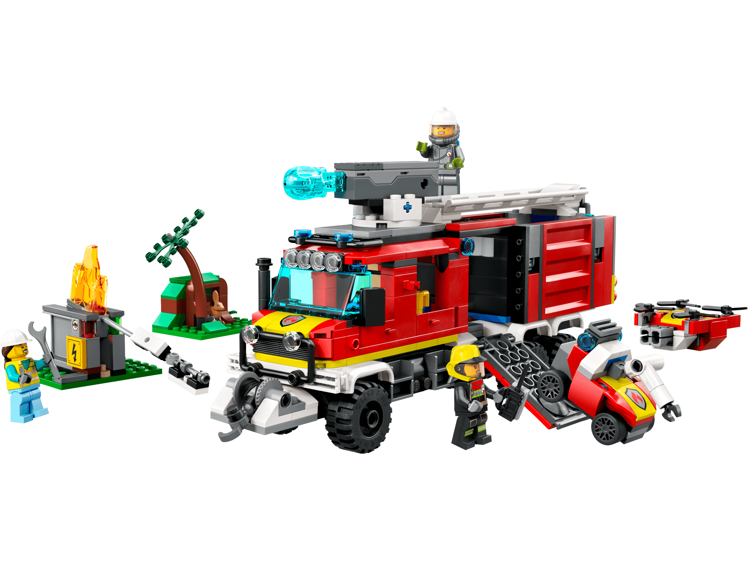 Fire Station and Fire Engine
